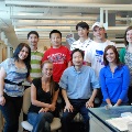 The nine 2010 members Zhang Lab