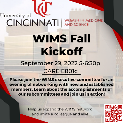 WIMS Fall Kickoff Networking Meeting Invite
