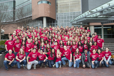 Students at the University of Cincinnati College of Medicine on Match Day