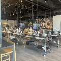 People cooking during the food as medicine series at the create culinary studio