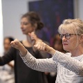 Woman following exercise