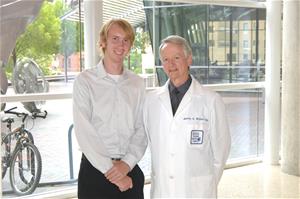 Image of 2014 Whitsett Fellow Michael Petrany, and Dr. Jeffrey Whitsett