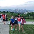 Devou Park in Kentucky on 4th of July with Julia Hoyda, Alicia Bedolla, Emily Johnson, and Feni Kadakia
