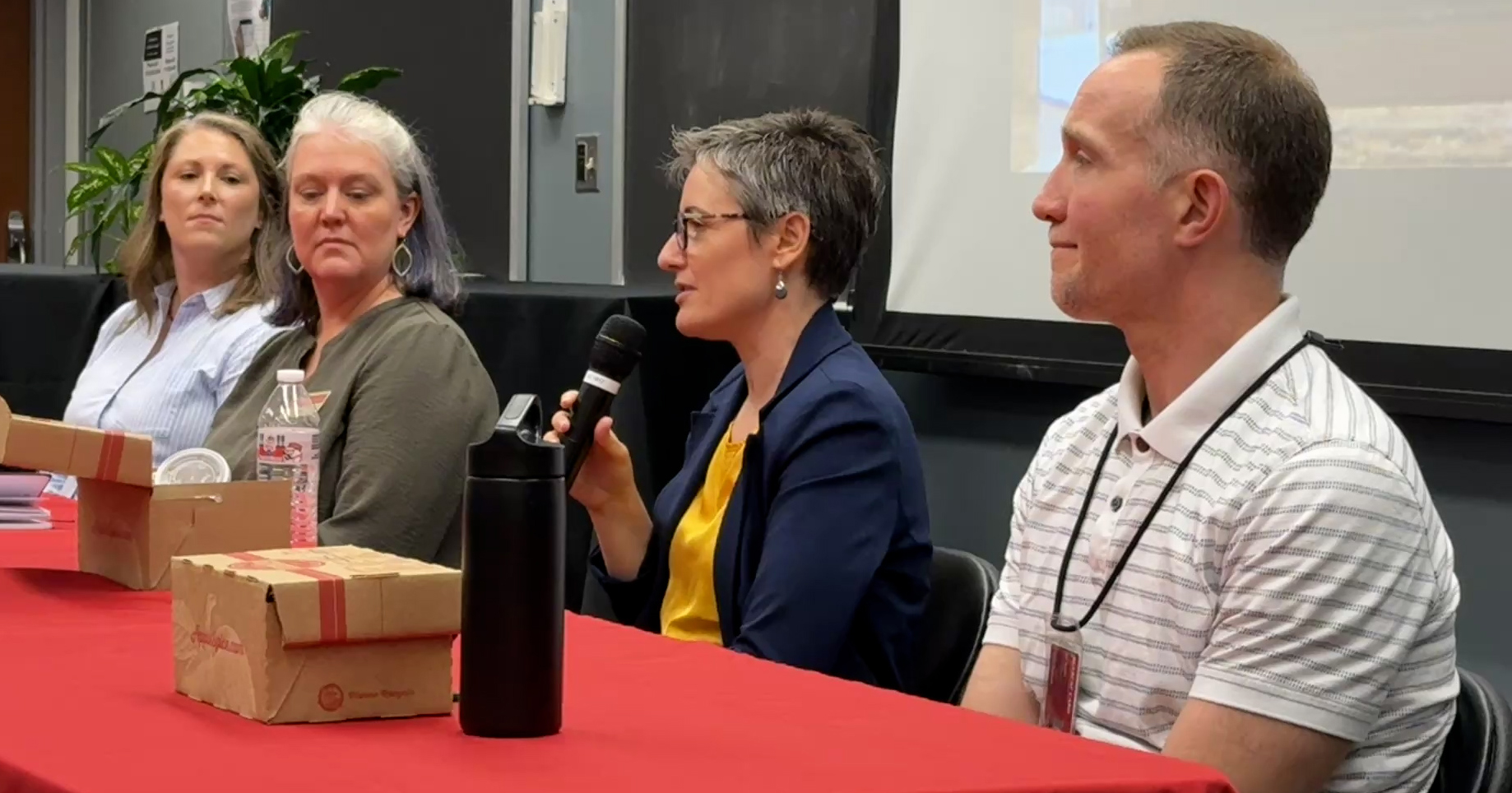 photo of panelists fielding questions