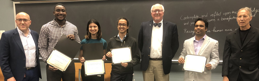 photo of Research Day winners