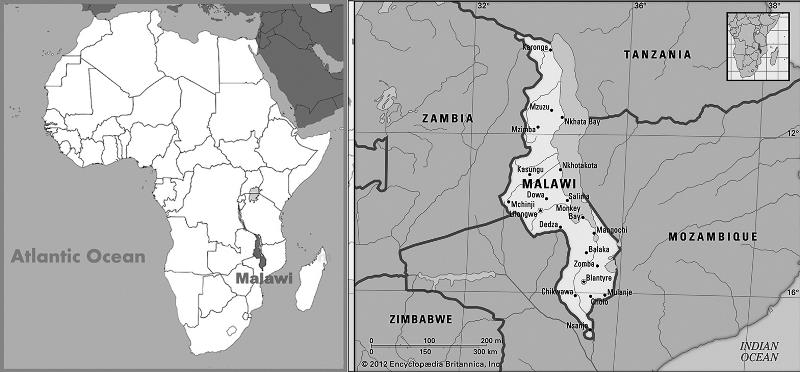 Maps of Malawi